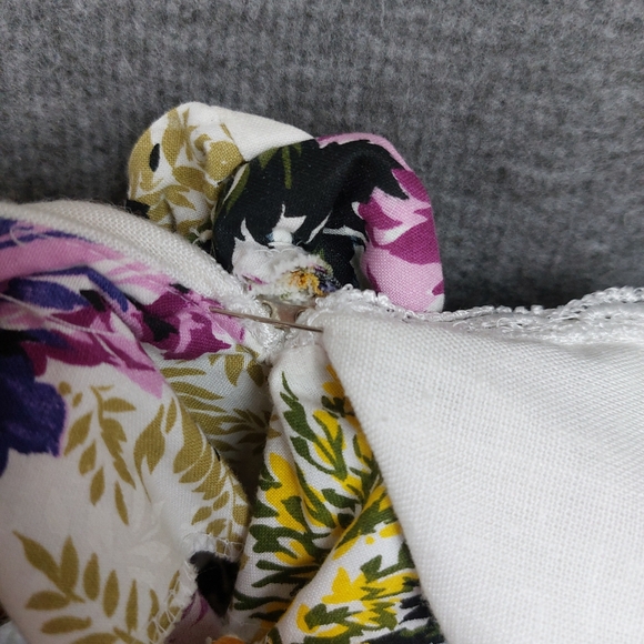 COUNTRY ROMACE WOMENS VINTAGE 80S 90S FLORAL COTTAGECORE FEMININE DRESS SIZE 12P - Picture 11 of 11